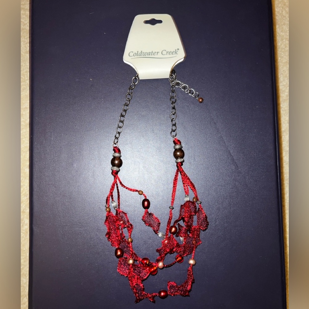 Red Coldwater Creek Necklace